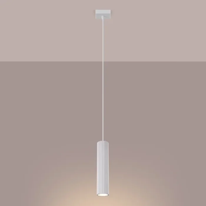 Brilagi – Lámpara colgante CRESTO 1xGU10/10W/230V blanco