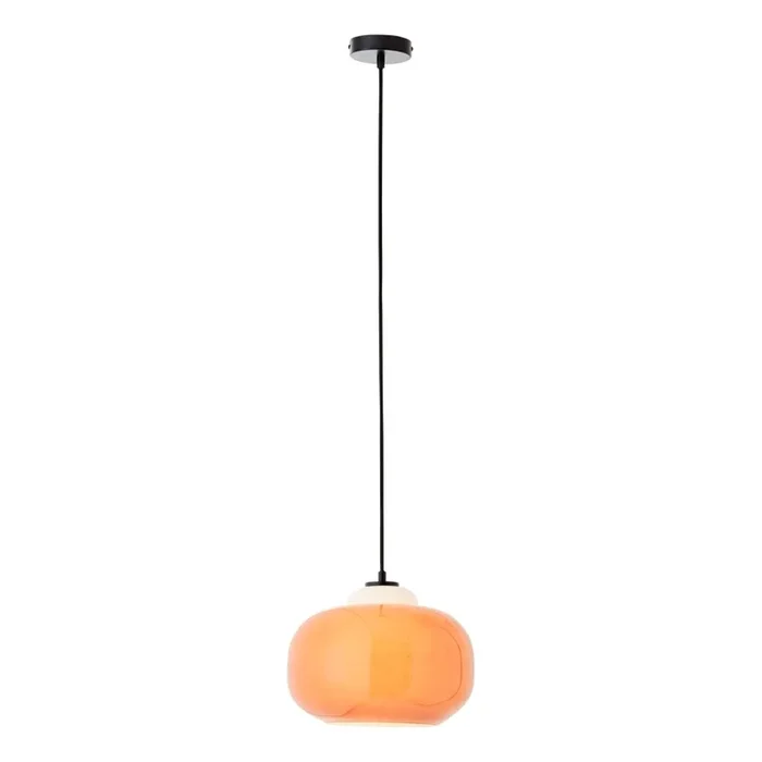 Brilliant – Lámpara colgante con cable BLOP 1xE27/60W/230V naranja
