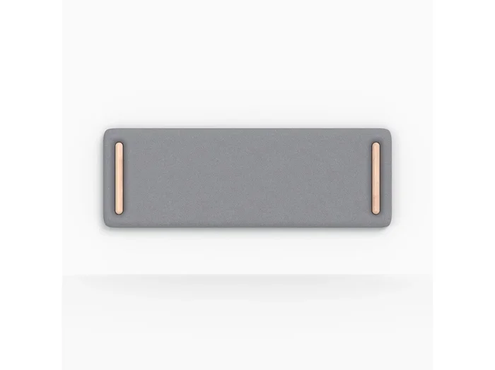 Cabecera de cama de tela gris 160 cm – Katia