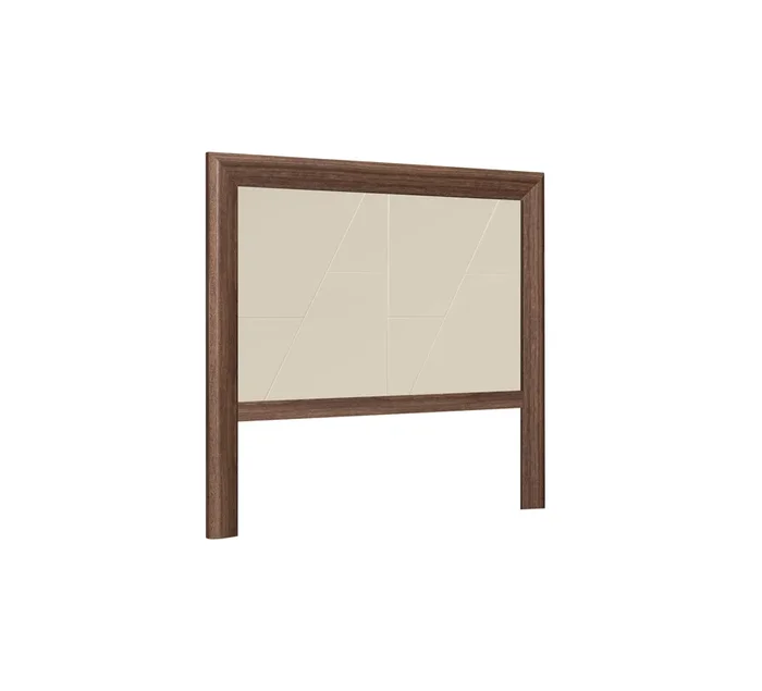 Cabecero 150 Cm – Venprodin – 157x140x4 Cm – Nogal/crema