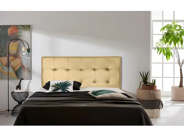CABECERO ASTER POLIPIEL ORO 160