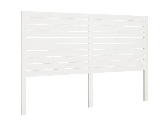 Cabecero Blanco 166x4x100 cm Madera maciza de pino