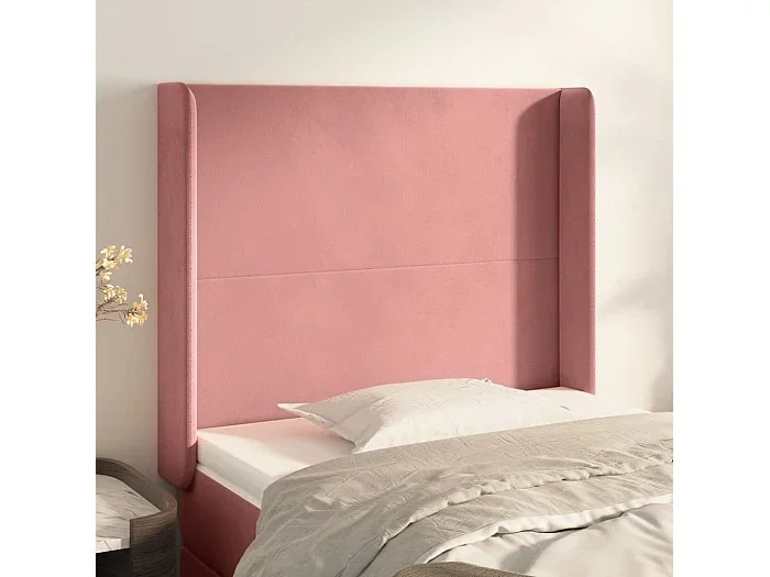 Cabecero con alas Rose 93x16x118/128 cm Terciopelo