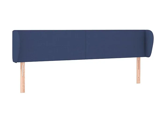 Cabecero con orejas Azul 183x23x78/88 cm Tela