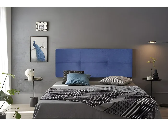 CABECERO DALIA TELA MAGNOLIA AZUL 90