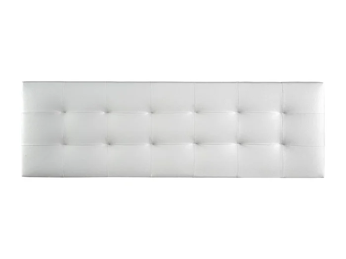 Cabecero de Cama 150 – 160x50x7 VERSALLES Tapizado Polipiel Color Blanco