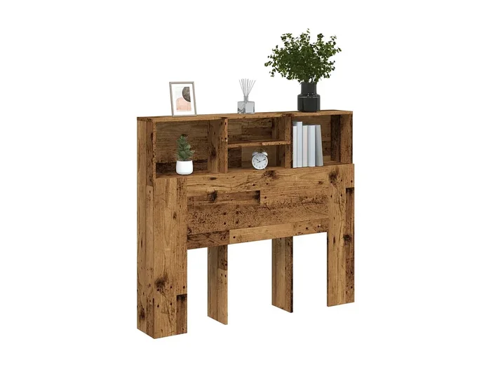 Cabecero de cama de madera antigua 120x19x103,5 cm