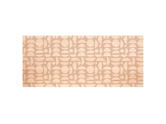 Cabecero de cama de madera natural estampado de 200x80cm – AURORA – DECOWOOD