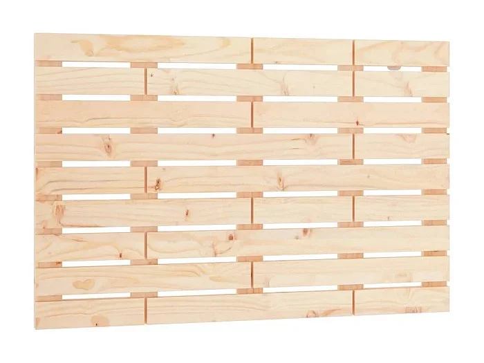 Cabecero de cama de pared madera maciza de pino 81x3x63 cm ES56493