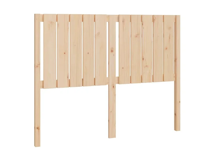 Cabecero de cama madera maciza de pino 125,5x4x100 cm ES64792