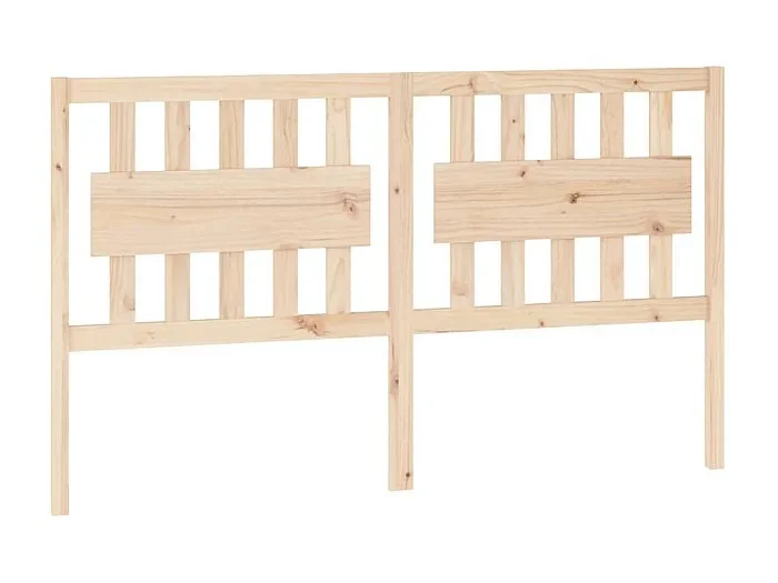 Cabecero de cama madera maciza de pino 165,5x4x100 cm ES64333