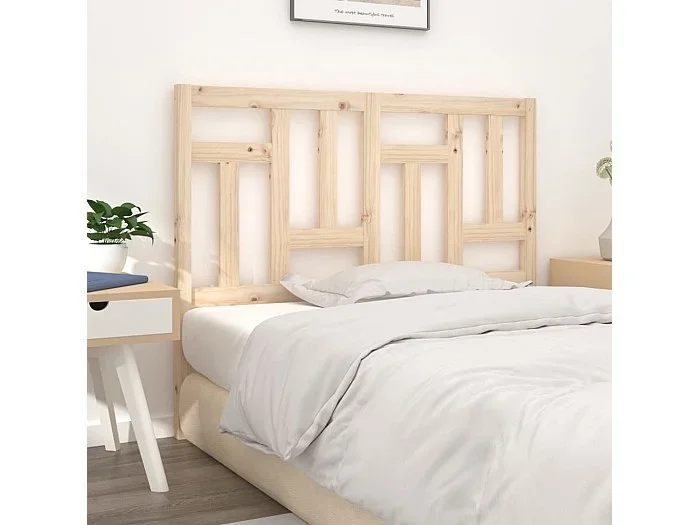 Cabecero de cama madera maciza de pino 165,5x4x100 cm