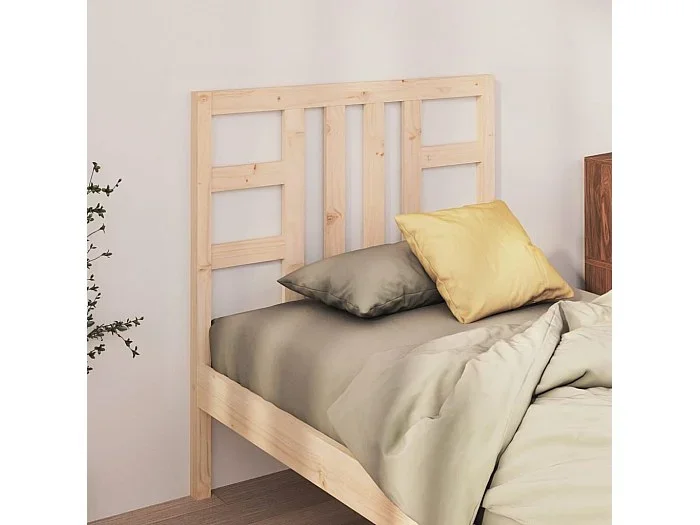 Cabecero de cama madera maciza de pino 81x4x100 cm