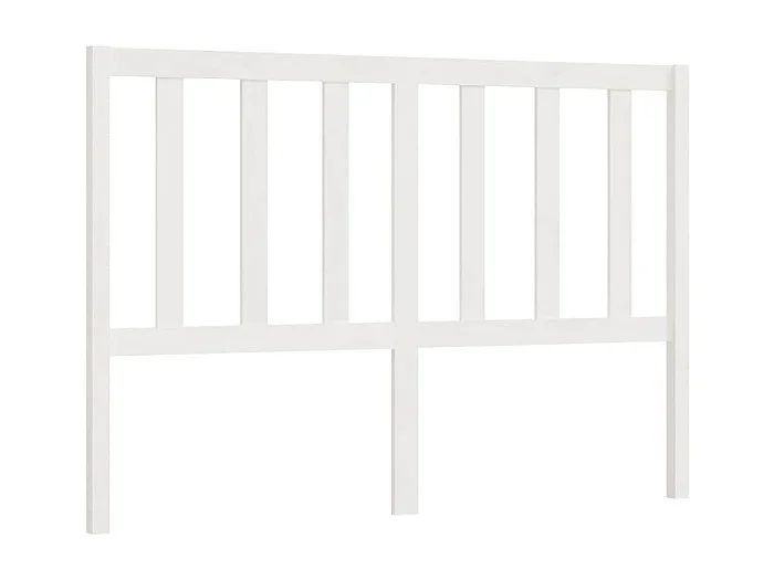 Cabecero de cama madera maciza de pino blanco 146x4x100 cm ES46675