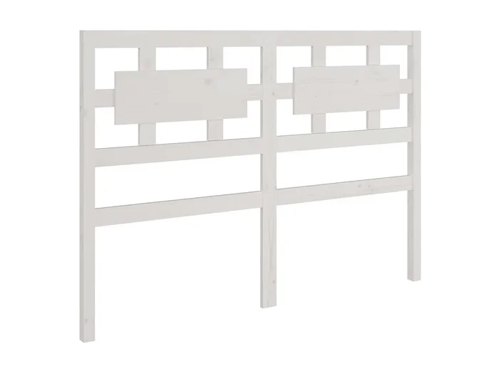 Cabecero de cama madera maciza de pino blanco 205,5x4x100 cm ES20165
