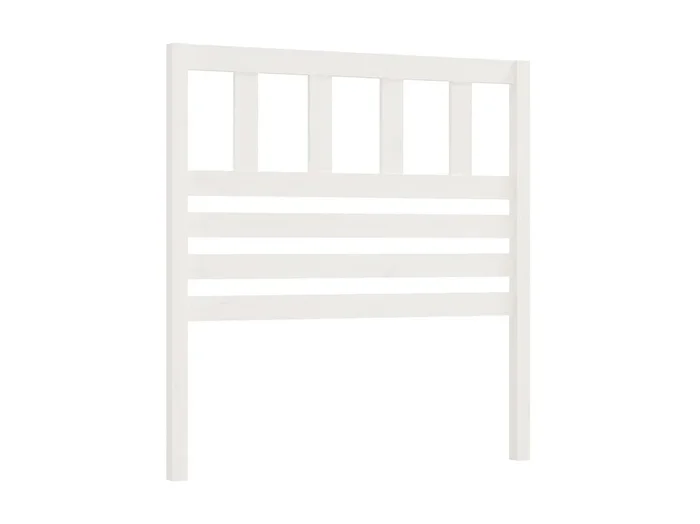 Cabecero de cama madera maciza de pino blanco 81x4x100 cm ES10657