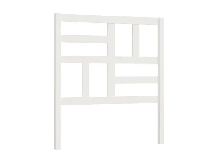 Cabecero de cama madera maciza de pino blanco 81x4x104 cm ES66503