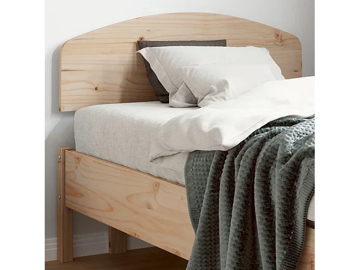 Cabecero de madera maciza de pino 75 cm