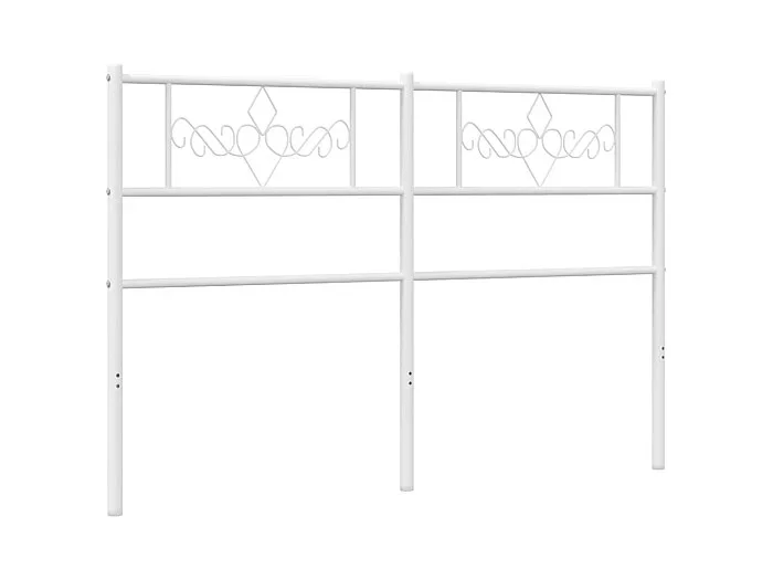 Cabecero de metal blanco 160 cm ES31690