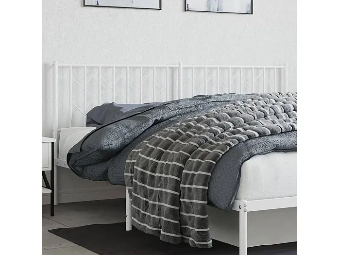 Cabecero de metal blanco 180 cm