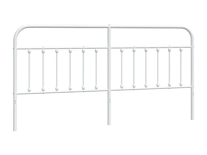 Cabecero de metal blanco 200 cm ES70155