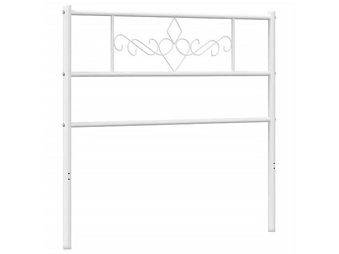 Cabecero de metal blanco 75 cm ES13406