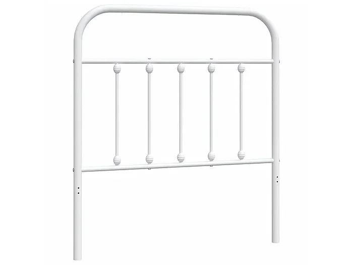 Cabecero de metal blanco 80 cm