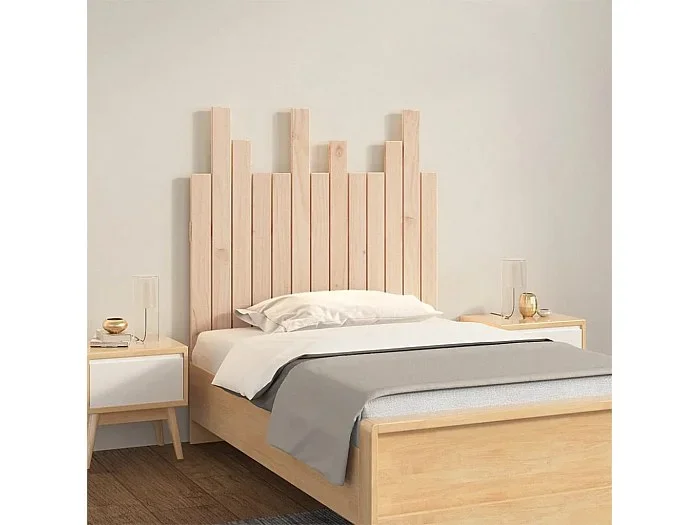 Cabecero de pared 82,5x3x80 cm Madera maciza de pino