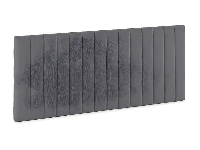 Cabecero Eris tapizado 140×60 cm Gris oscuro