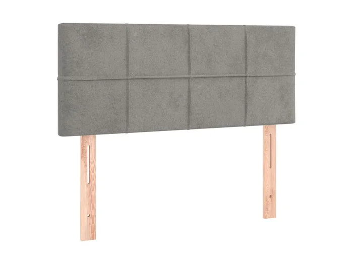 Cabecero Gris claro 80x5x78/88 cm Terciopelo