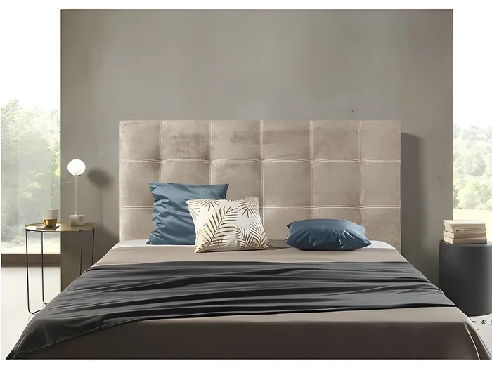 CABECERO IRIS TELA BEIGE 170