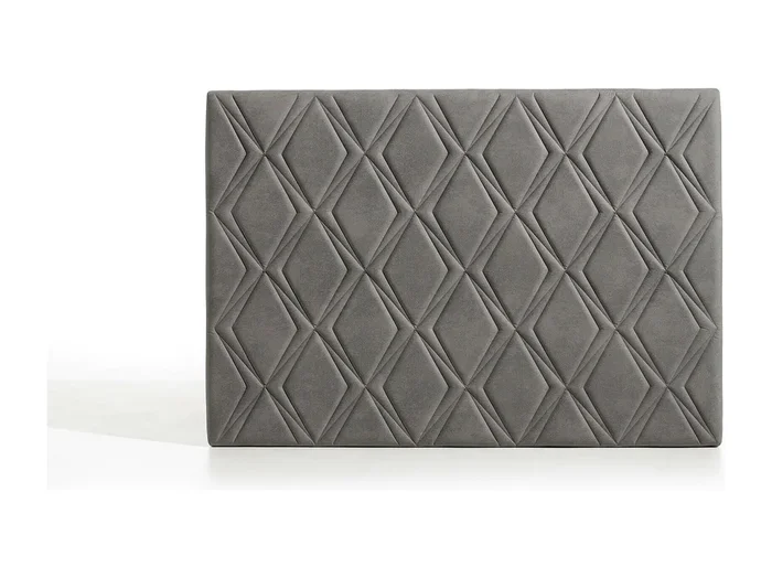 Cabecero Rubí para Cama de 160 de Tela Gris 165x115x8..