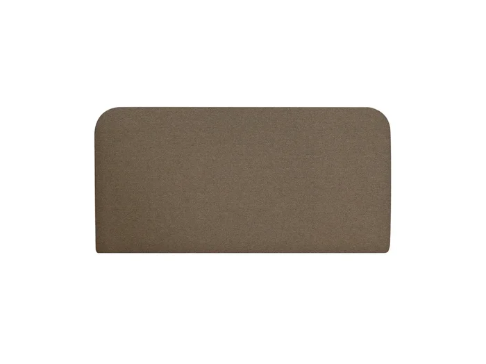 Cabecero tapizado de algodón en color marrón de 150x80cm – LENA – DECOWOOD