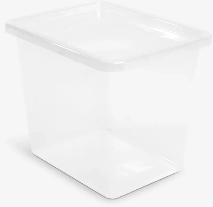 Caja BASIC BOX 31L con tapa transparente