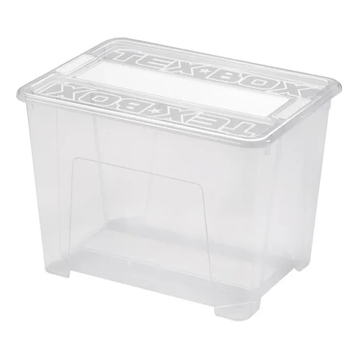 Caja de almacenamiento TEX BOX 21 l transparente