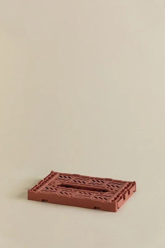 Caja Plegable y Apilable de Plástico Doli 26 cm Terracota – SKLUM