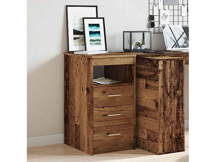 Cajonera de madera antigua 40x50x76 cm madera contrachapada