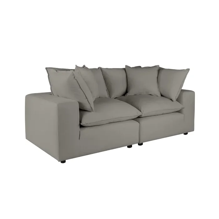 Cali Performance Fabric Modular Loveseat