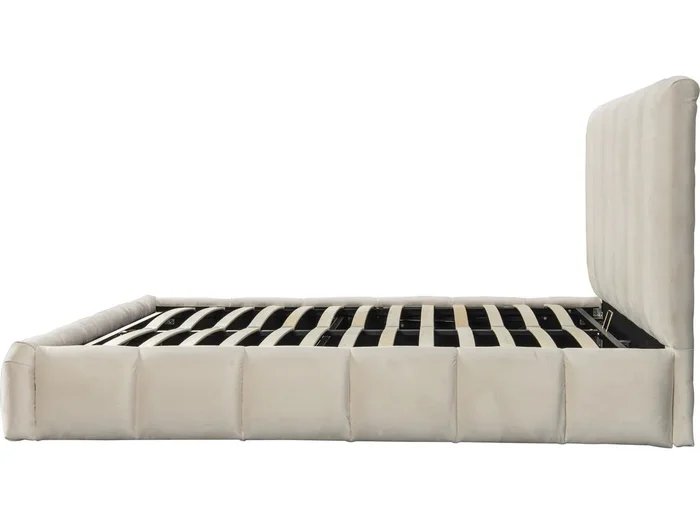 Cama «Annie» con arcón 160 x 200 cm – Beige