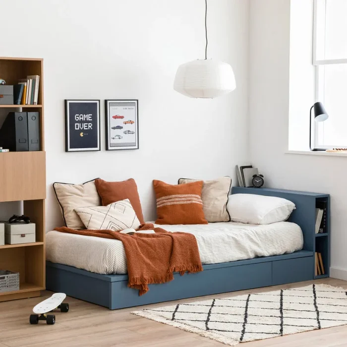 Cama con cajón y arcón personalizable Clark Personalizable – Kenay Home