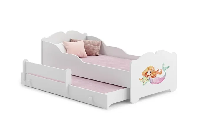 Cama Infantil ANNA KSB001 85x164x63 Blanco