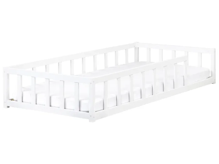 Cama infantil Madera de pino MEYMAC 90 x 200 cm Blanco