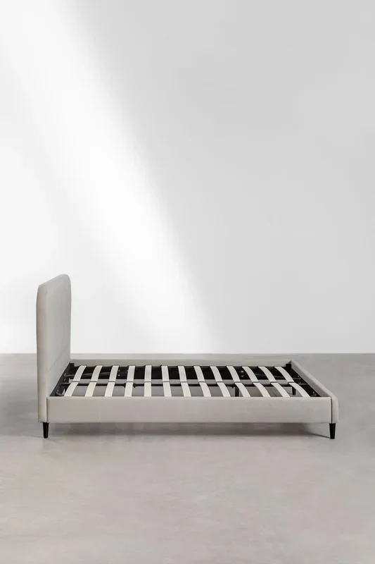Cama Maialen 135 x 200 cm Gris Topo – SKLUM
