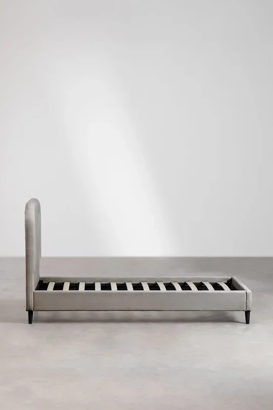 Cama Maialen 90 x 190 cm Gris Topo – SKLUM