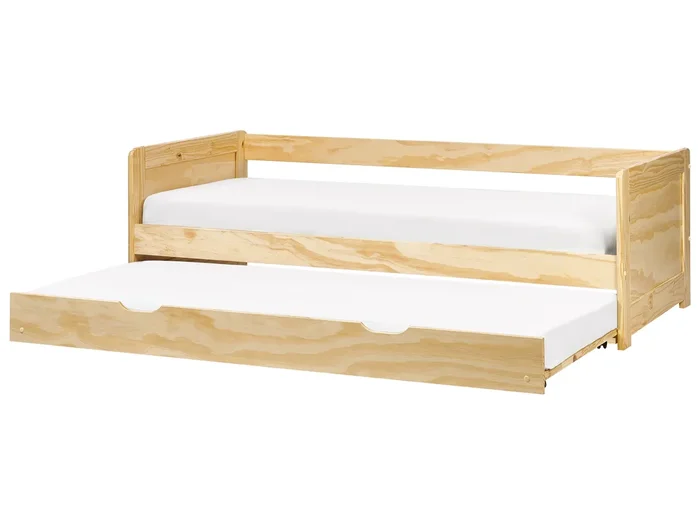 Cama nido Madera de pino GRAVELINES 90 x 200 cm Marrón claro