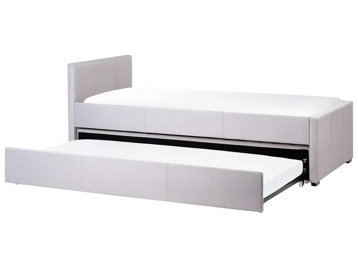 Cama nido Tela MARMANDE 90 x 200 cm Gris claro