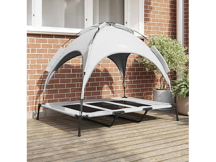 Cama para perro Gris plata xl Acero