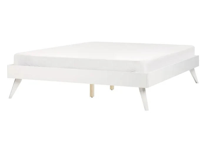 Cama sin cabecero BERRIC 140 x 200 cm Blanco