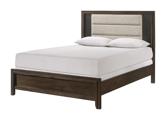 Carlton Brown King Panel Bed