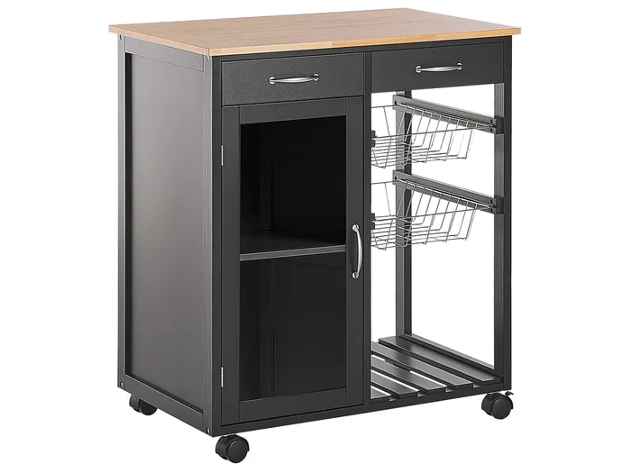 Carrito de cocina BOVES Negro